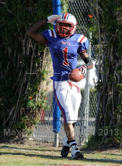Thumbnail 2 in Coast Union @ Faith Baptist (CIF SS D1 8-Man Final) photogallery.