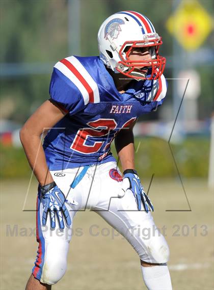 Thumbnail 2 in Coast Union @ Faith Baptist (CIF SS D1 8-Man Final) photogallery.