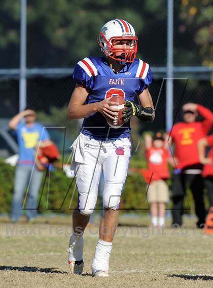 Thumbnail 3 in Coast Union @ Faith Baptist (CIF SS D1 8-Man Final) photogallery.