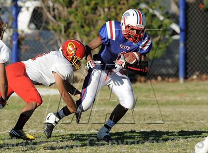 Thumbnail 2 in Coast Union @ Faith Baptist (CIF SS D1 8-Man Final) photogallery.