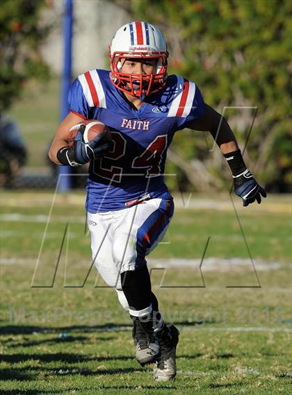 Thumbnail 2 in Coast Union @ Faith Baptist (CIF SS D1 8-Man Final) photogallery.