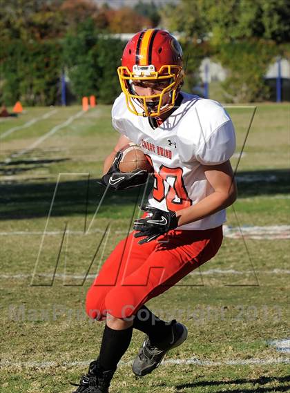 Thumbnail 1 in Coast Union @ Faith Baptist (CIF SS D1 8-Man Final) photogallery.