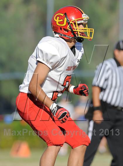Thumbnail 1 in Coast Union @ Faith Baptist (CIF SS D1 8-Man Final) photogallery.