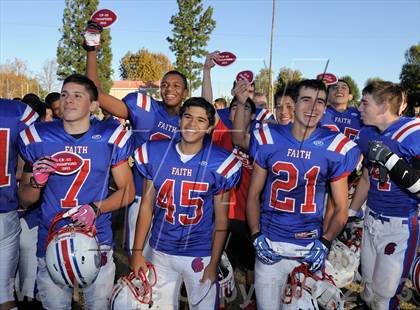 Thumbnail 1 in Coast Union @ Faith Baptist (CIF SS D1 8-Man Final) photogallery.