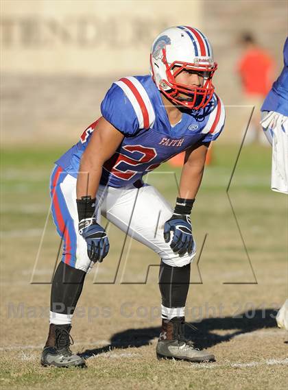 Thumbnail 2 in Coast Union @ Faith Baptist (CIF SS D1 8-Man Final) photogallery.