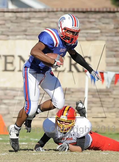 Thumbnail 3 in Coast Union @ Faith Baptist (CIF SS D1 8-Man Final) photogallery.