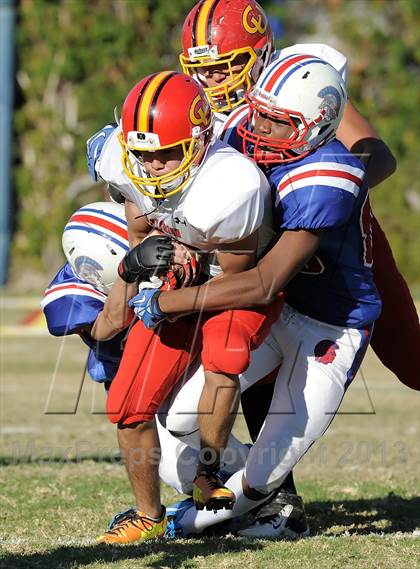 Thumbnail 2 in Coast Union @ Faith Baptist (CIF SS D1 8-Man Final) photogallery.