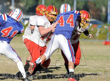 Thumbnail 2 in Coast Union @ Faith Baptist (CIF SS D1 8-Man Final) photogallery.