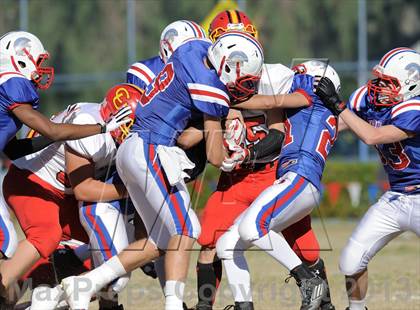 Thumbnail 2 in Coast Union @ Faith Baptist (CIF SS D1 8-Man Final) photogallery.