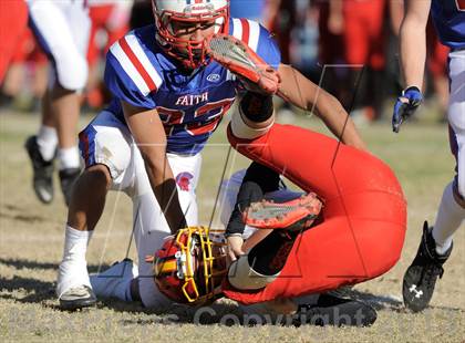 Thumbnail 3 in Coast Union @ Faith Baptist (CIF SS D1 8-Man Final) photogallery.