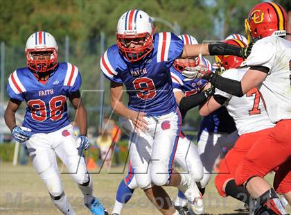 Thumbnail 2 in Coast Union @ Faith Baptist (CIF SS D1 8-Man Final) photogallery.
