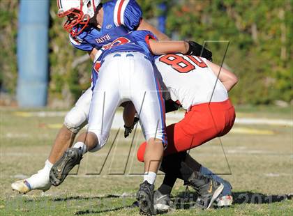 Thumbnail 3 in Coast Union @ Faith Baptist (CIF SS D1 8-Man Final) photogallery.