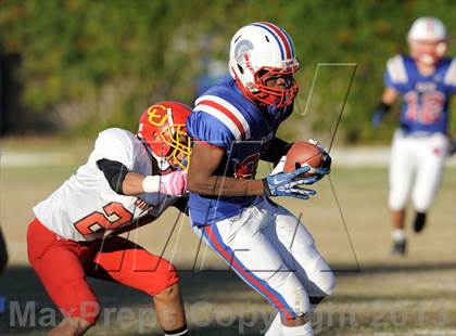 Thumbnail 1 in Coast Union @ Faith Baptist (CIF SS D1 8-Man Final) photogallery.