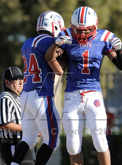 Thumbnail 1 in Coast Union @ Faith Baptist (CIF SS D1 8-Man Final) photogallery.