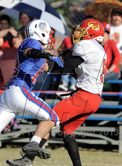Thumbnail 2 in Coast Union @ Faith Baptist (CIF SS D1 8-Man Final) photogallery.