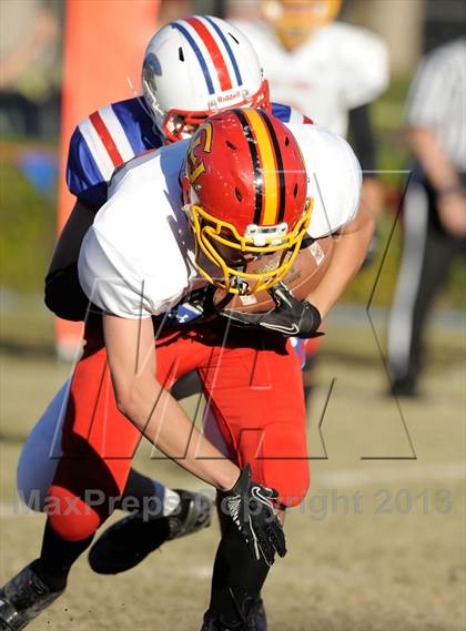 Thumbnail 3 in Coast Union @ Faith Baptist (CIF SS D1 8-Man Final) photogallery.