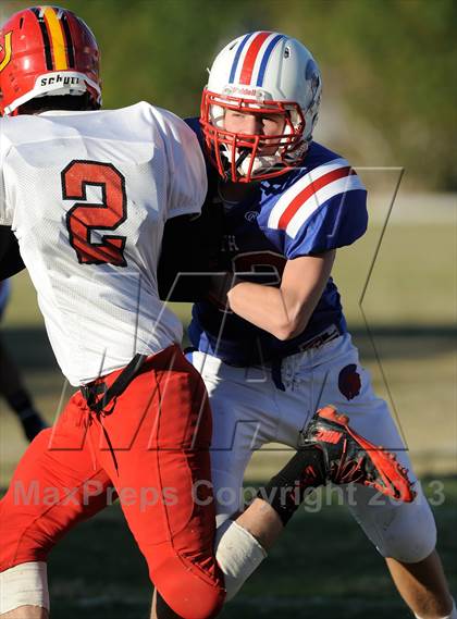 Thumbnail 1 in Coast Union @ Faith Baptist (CIF SS D1 8-Man Final) photogallery.