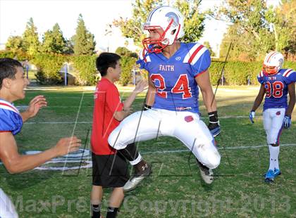 Thumbnail 1 in Coast Union @ Faith Baptist (CIF SS D1 8-Man Final) photogallery.