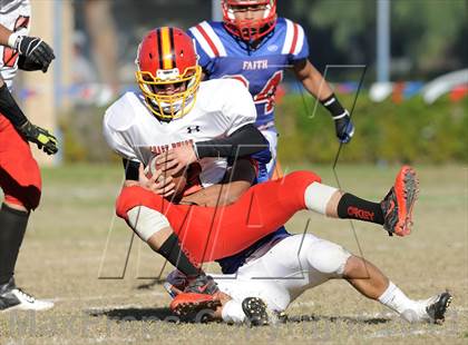 Thumbnail 3 in Coast Union @ Faith Baptist (CIF SS D1 8-Man Final) photogallery.