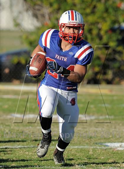 Thumbnail 3 in Coast Union @ Faith Baptist (CIF SS D1 8-Man Final) photogallery.
