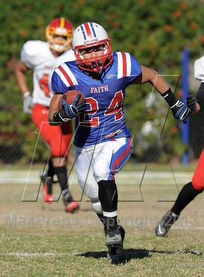Thumbnail 3 in Coast Union @ Faith Baptist (CIF SS D1 8-Man Final) photogallery.