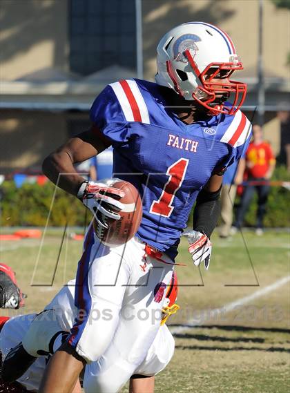 Thumbnail 1 in Coast Union @ Faith Baptist (CIF SS D1 8-Man Final) photogallery.
