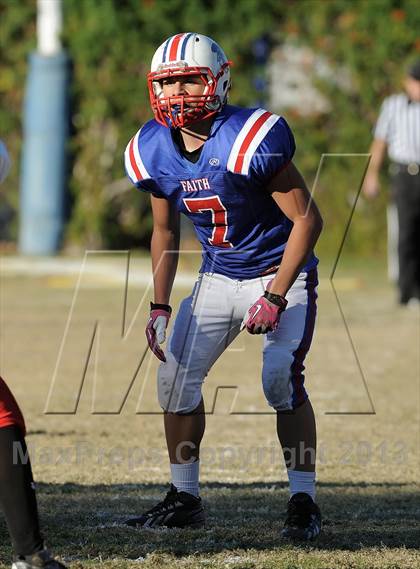 Thumbnail 3 in Coast Union @ Faith Baptist (CIF SS D1 8-Man Final) photogallery.
