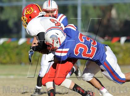 Thumbnail 1 in Coast Union @ Faith Baptist (CIF SS D1 8-Man Final) photogallery.