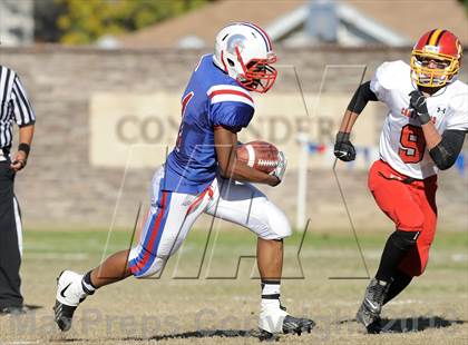 Thumbnail 1 in Coast Union @ Faith Baptist (CIF SS D1 8-Man Final) photogallery.