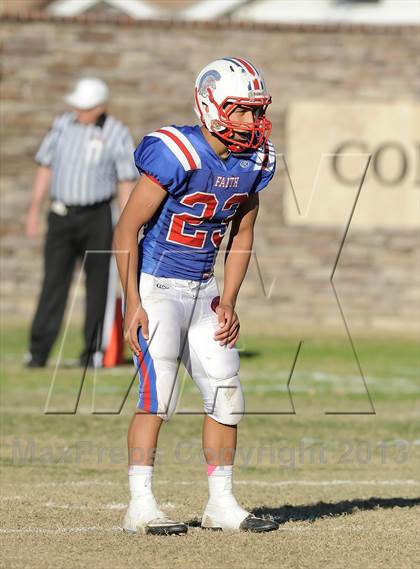Thumbnail 3 in Coast Union @ Faith Baptist (CIF SS D1 8-Man Final) photogallery.