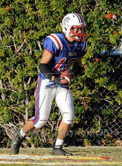 Thumbnail 3 in Coast Union @ Faith Baptist (CIF SS D1 8-Man Final) photogallery.