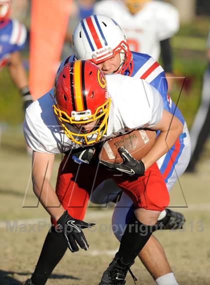 Thumbnail 1 in Coast Union @ Faith Baptist (CIF SS D1 8-Man Final) photogallery.
