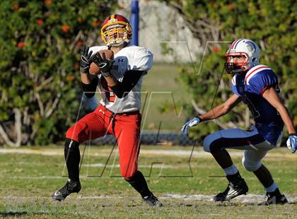 Thumbnail 3 in Coast Union @ Faith Baptist (CIF SS D1 8-Man Final) photogallery.