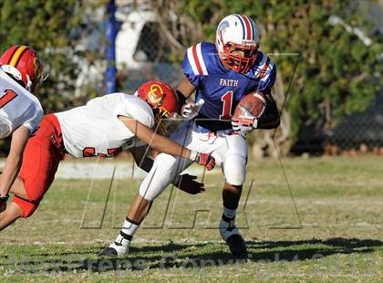 Thumbnail 1 in Coast Union @ Faith Baptist (CIF SS D1 8-Man Final) photogallery.