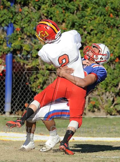 Thumbnail 3 in Coast Union @ Faith Baptist (CIF SS D1 8-Man Final) photogallery.