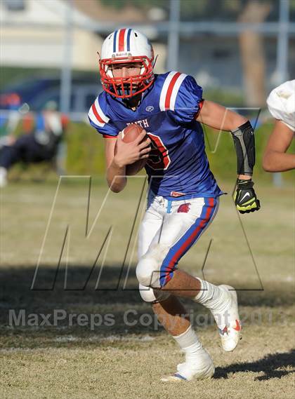 Thumbnail 3 in Coast Union @ Faith Baptist (CIF SS D1 8-Man Final) photogallery.