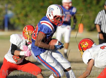 Thumbnail 2 in Coast Union @ Faith Baptist (CIF SS D1 8-Man Final) photogallery.