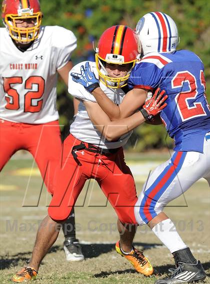 Thumbnail 3 in Coast Union @ Faith Baptist (CIF SS D1 8-Man Final) photogallery.