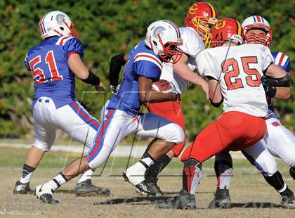 Thumbnail 1 in Coast Union @ Faith Baptist (CIF SS D1 8-Man Final) photogallery.