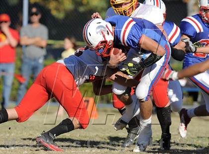 Thumbnail 3 in Coast Union @ Faith Baptist (CIF SS D1 8-Man Final) photogallery.
