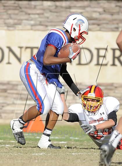 Thumbnail 2 in Coast Union @ Faith Baptist (CIF SS D1 8-Man Final) photogallery.