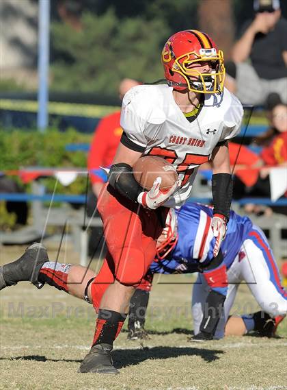 Thumbnail 2 in Coast Union @ Faith Baptist (CIF SS D1 8-Man Final) photogallery.