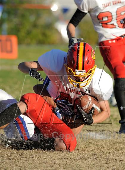 Thumbnail 3 in Coast Union @ Faith Baptist (CIF SS D1 8-Man Final) photogallery.