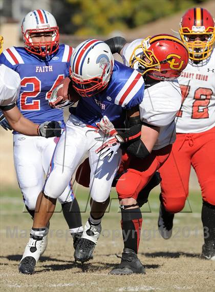 Thumbnail 3 in Coast Union @ Faith Baptist (CIF SS D1 8-Man Final) photogallery.