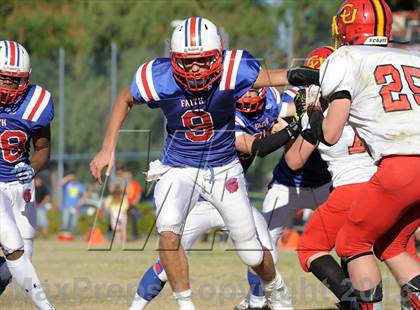 Thumbnail 1 in Coast Union @ Faith Baptist (CIF SS D1 8-Man Final) photogallery.