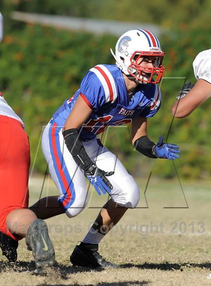 Thumbnail 2 in Coast Union @ Faith Baptist (CIF SS D1 8-Man Final) photogallery.