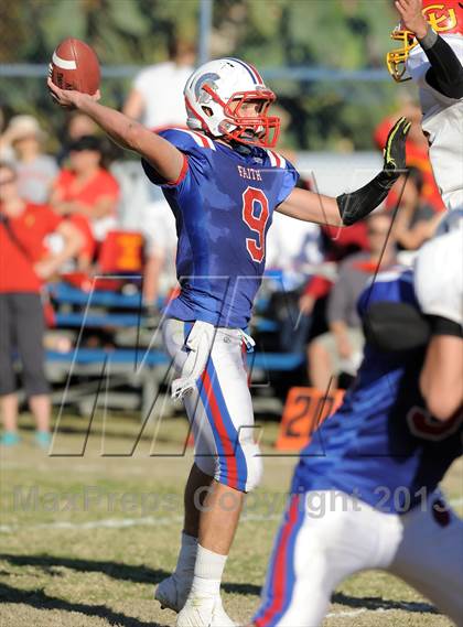 Thumbnail 1 in Coast Union @ Faith Baptist (CIF SS D1 8-Man Final) photogallery.