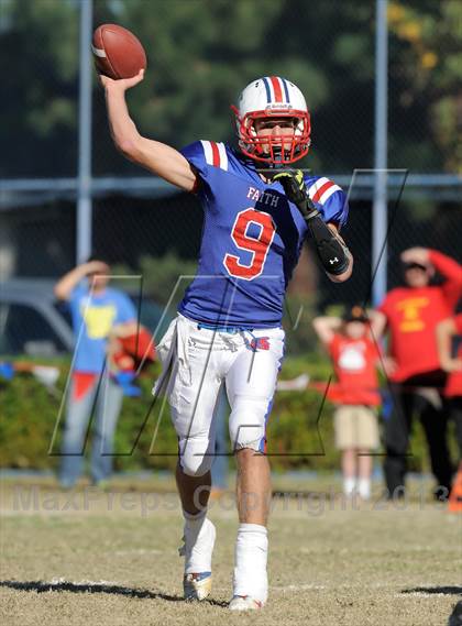 Thumbnail 2 in Coast Union @ Faith Baptist (CIF SS D1 8-Man Final) photogallery.