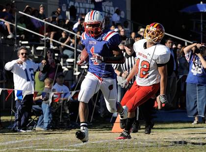 Thumbnail 2 in Coast Union @ Faith Baptist (CIF SS D1 8-Man Final) photogallery.
