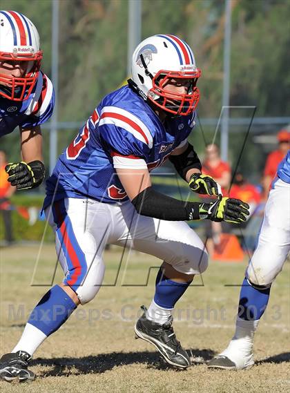 Thumbnail 2 in Coast Union @ Faith Baptist (CIF SS D1 8-Man Final) photogallery.
